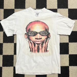 Dennis Rodman Large White Shirt